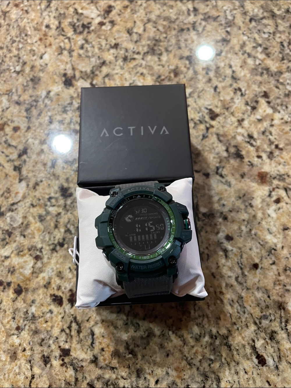 Ativa Green and Black Tactical Digital Sport Watch